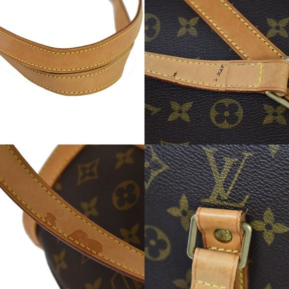 Auth LOUIS VUITTON BABYLONE Shoulder Bag Monogram Leather Brown France - Picture 9 of 16